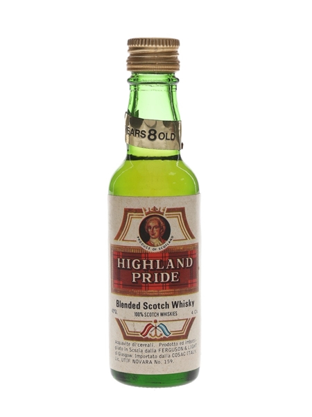 Highland Pride 8 Year Old Closed Stock Bottled 1970s - Cosac 4 cl / 43%