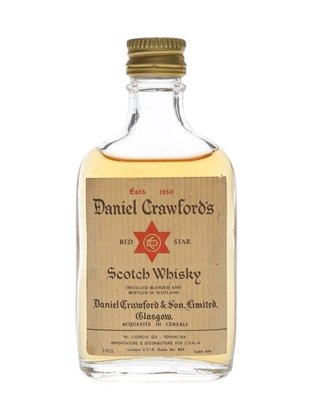 Daniel Crawford's Red Star Bottled 1960s - Giorgio Izzi 3.75cl / 43%