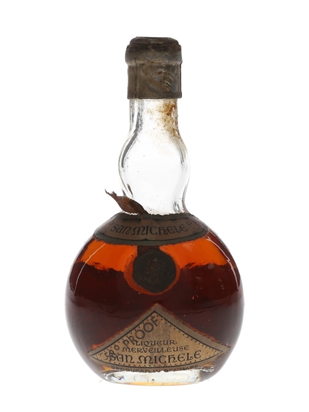 San Michele Liqueur Merveilleuse Bottled 1950s 5.5cl / 33%