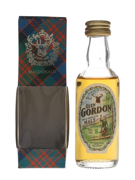 Glen Gordon 8 Year Old Bottled 1990s 5cl / 40%