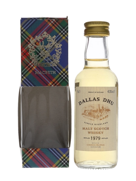 Dallas Dhu 1979 Bottled 1990s - Gordon & MacPhail 5cl / 40%