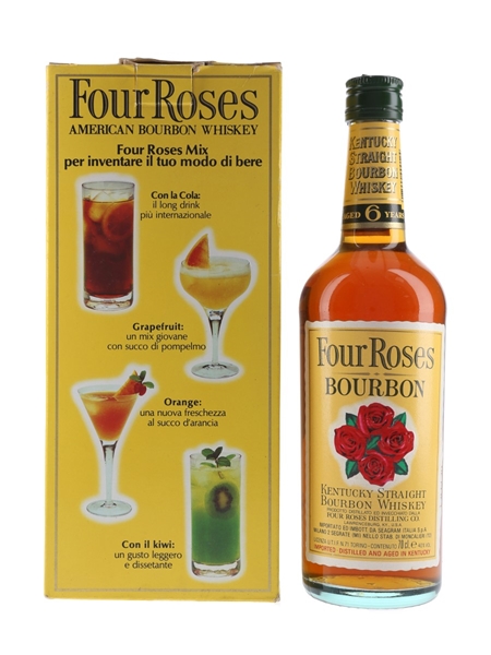 Four Roses 6 Year Old Domo Pak Bottled 1990s - Seagram Italia 70cl / 40%