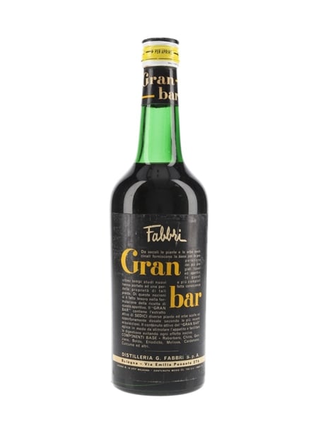 Fabbri Gran Bar Bottled 1950s 75cl / 19%