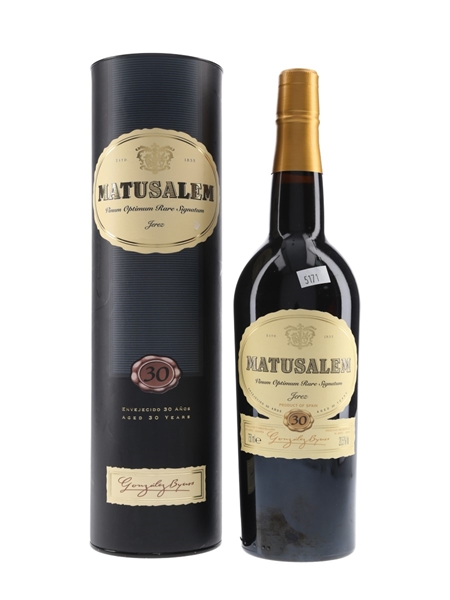 Matusalem 30 Year Old Gonzalez Byass 75cl / 20.5%