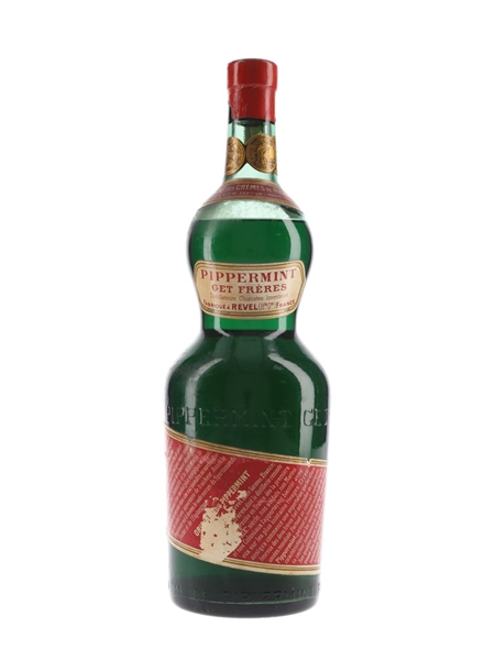 Get Freres Pippermint Liqueur Bottled 1960s 100cl