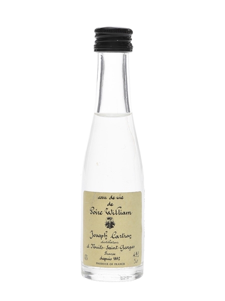 Joseph Cartron Eau De Vie De Poire William  3cl / 43%