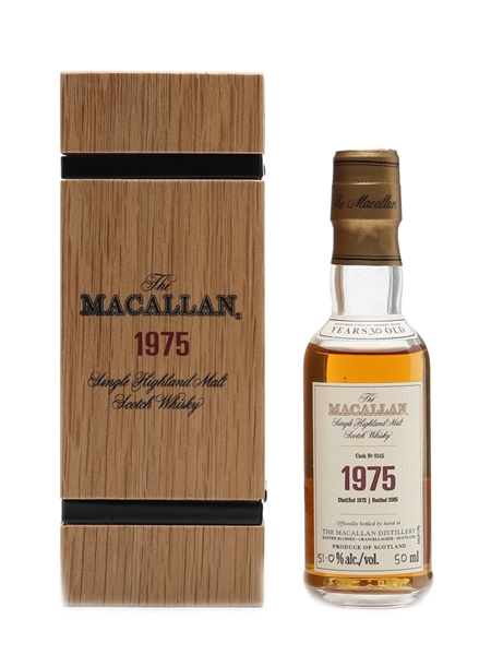 Macallan 1975 Fine & Rare Rare Version Neck Label 5cl