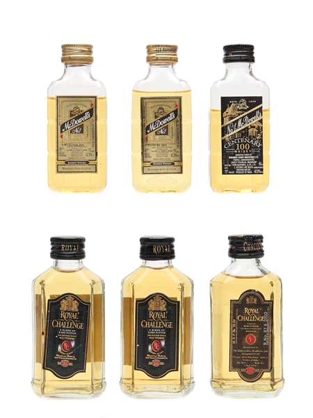 Assorted Blended Indian Whisky  6 x 6cl