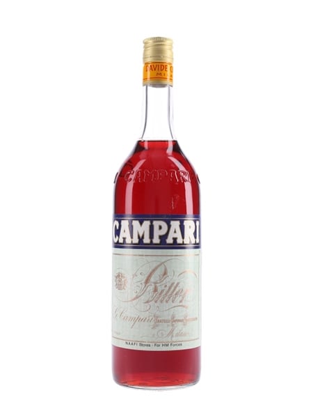 Campari Bitter Bottled 1980s-1990s - NAAFI Stores 100cl