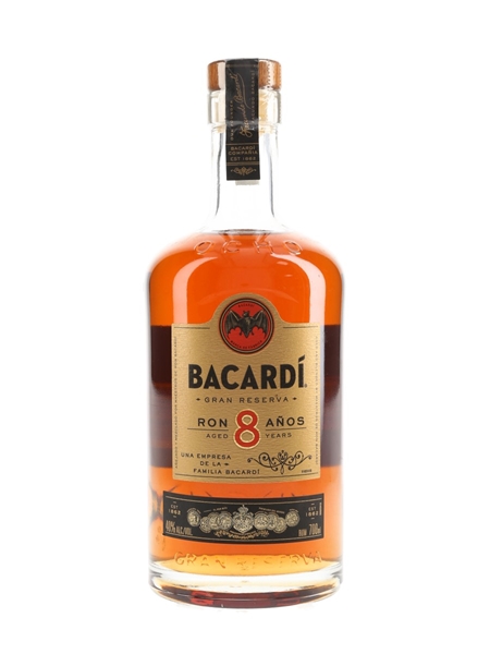 Bacardi 8 Year Old Gran Reserva  70cl / 40%