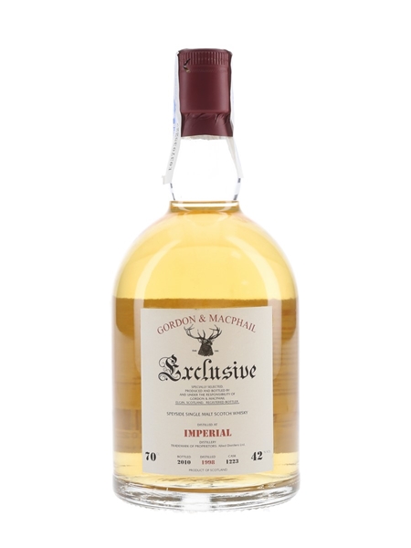 Imperial 1998 Exclusive Cask #1223 Bottled 2010 - Gordon & MacPhail 70cl / 42%