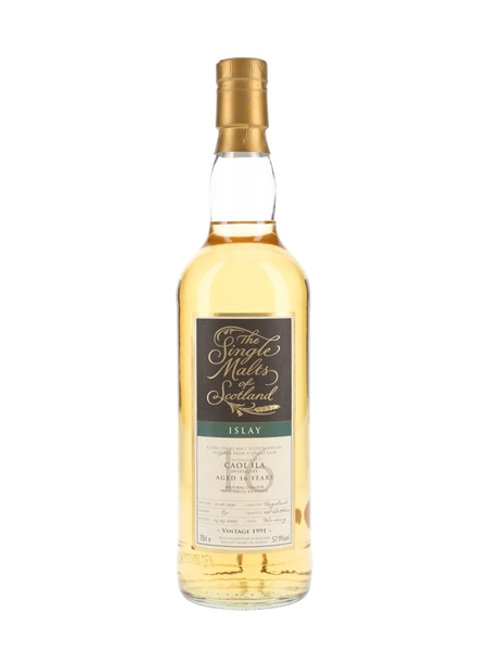 Caol Ila 1991 16 Year Old Cask 851 Bottled 2007 - The Single Malts Of Scotland 70cl / 57.9%