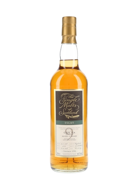 Caol Ila 1998 9 Year Old Cask 40166 Bottled 2008 - The Single Malts Of Scotland 70cl / 60.7%