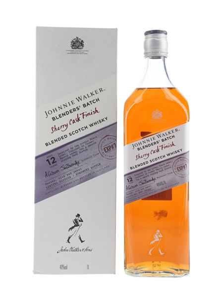Johnnie Walker 12 Year Old Blenders' Batch Sherry Cask Finish - Batch No.7 100cl / 40%