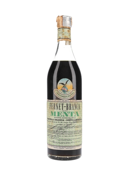 Fernet Branca Alla Menta Bottled 1968 75cl / 40%