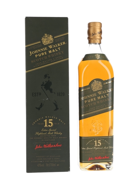 Johnnie Walker 15 Year Old Pure Malt Green Label 70cl / 43%