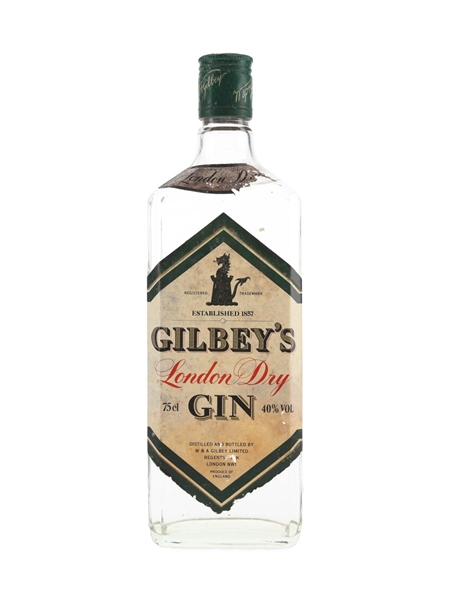 Gilbey's London Dry Gin Bottled 1980s 75cl / 40%