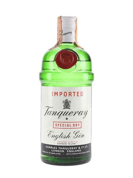 Tanqueray Special Dry Gin Bottled 1980s - Gancia 75cl / 43%