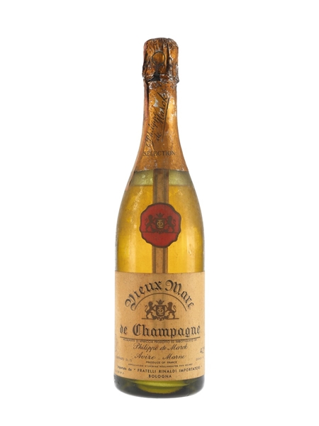 Philippe De Marck Vieux Marc De Champagne Bottled 1960s - Rinaldi 75cl / 42%