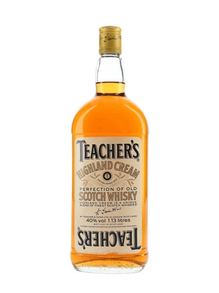 Teacher's Highland Cream Bottled 1980s 113cl / 40%