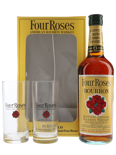 Four Roses 6 Year Old Glass Pack Bottled 1990s - Seagram 70cl / 40%