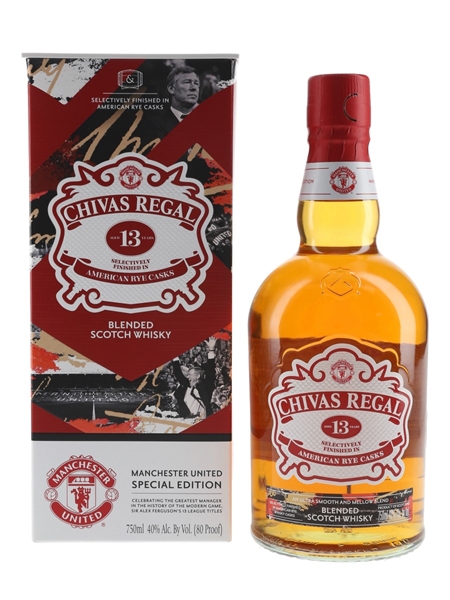 Chivas Regal 13 Year Old Manchester United Special Edition Trade Sample 75cl / 40%