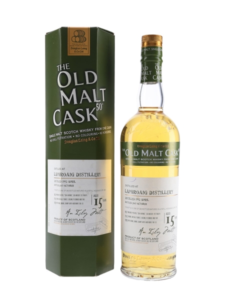 Laphroaig 1992 15 Year Old The Old Malt Cask Bottled 2007 - Douglas Laing 70cl / 50%