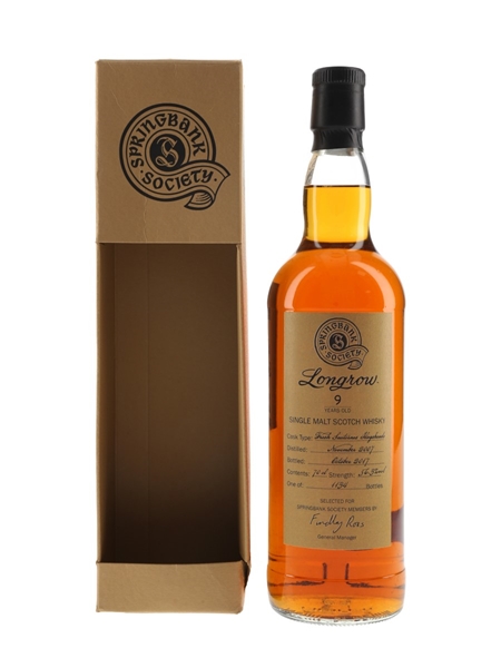 Longrow 2007 9 Year Old Bottled 2017 - Springbank Society 70cl / 56.3%