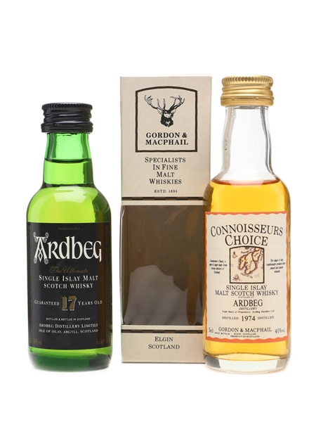 Ardbeg 17 years Old & Ardbeg 1974 2 x 5cl 