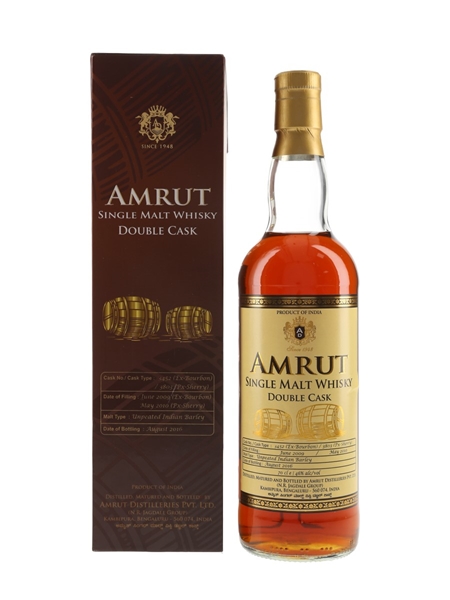 Amrut Double Cask Bottled 2016 70cl / 46%