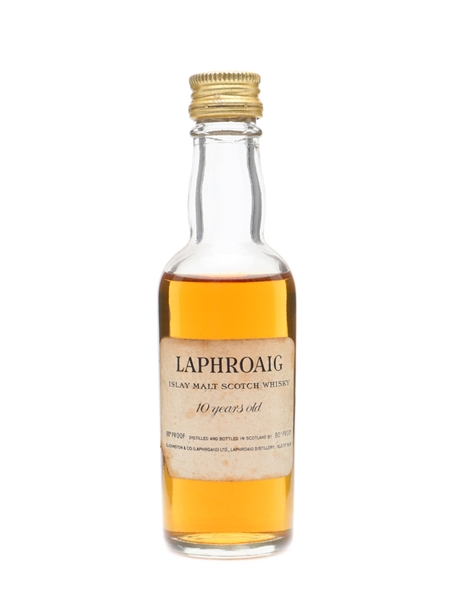 Laphroaig 10 Years Old 80 Proof Bottled 1960s 5cl