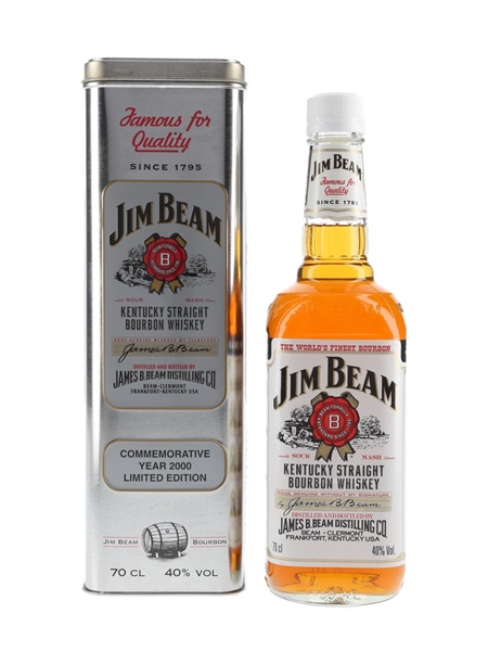 Jim Beam White Label Commemorative Year 2000 Limited Edition 70cl / 40%