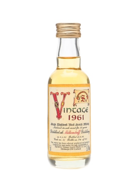 Miltonduff 1961 35 Years Old Signatory 5cl