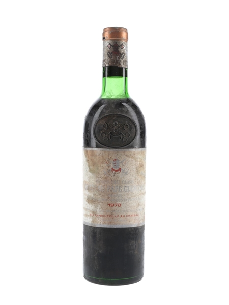 Chateau Pape Clement 1978 Grand Cru Classe - Graves 75cl