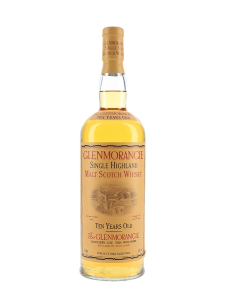 Glenmorangie 10 Year Old Bottled 1990s - Duty Free 100cl / 43%