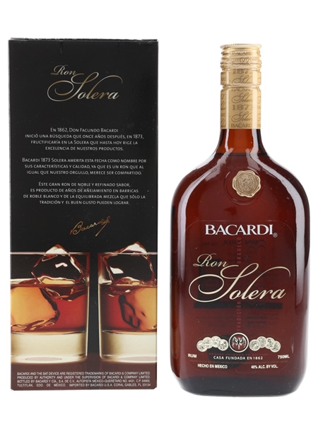 Bacardi Solera 1873  75cl / 40%