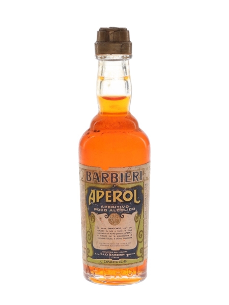 Aperol Barbieri Bottled 1980s 4cl / 11%
