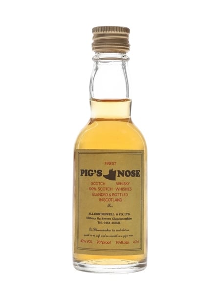 Pig's Nose Bottled 1970s 4.7cl / 40%