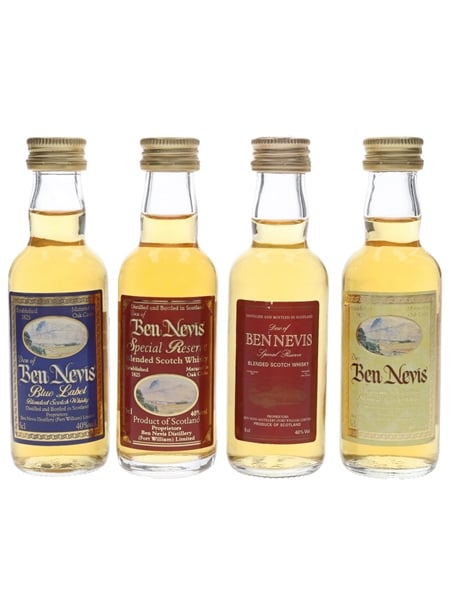 Dew Of Ben Nevis Blue Label, Special Reserve & Supreme Selection  4 x 5cl / 40%