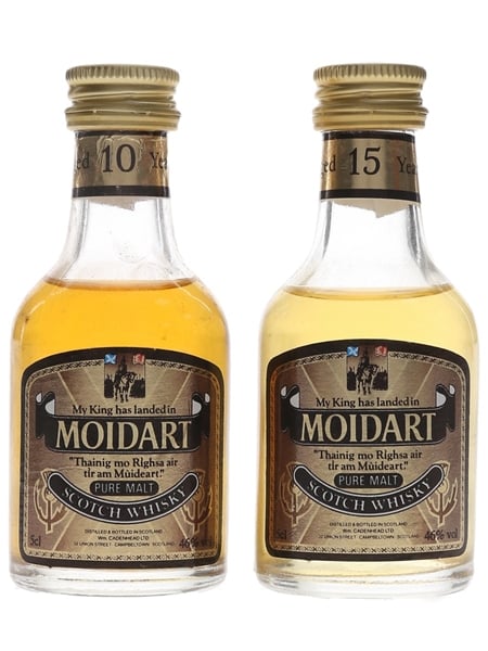 Moidart 10 & 15 Year Old Pure Malt Wm Cadenhead 2 x 5cl / 46%