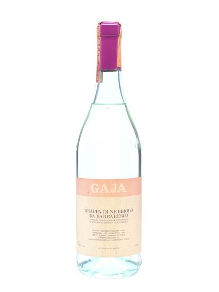 Grappa Gaja di Nebbiolo Bottled 1980s 75cl