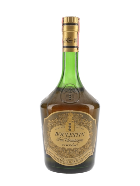 Boulestin Fine Champagne Cognac Bottled 1960s-1970s - Cinzano 73cl / 40%