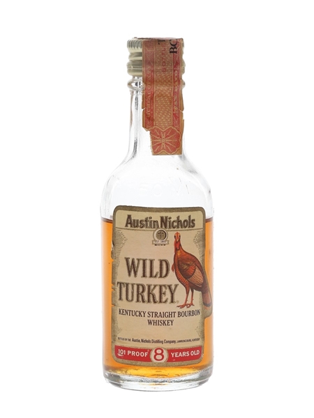 Wild Turkey 8 Year Old 101 Proof Bottled 1970s 5cl / 50.5%