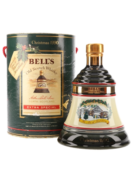 Bell's Christmas 1990 Ceramic Decanter The Art Of Distilling 75cl / 43%