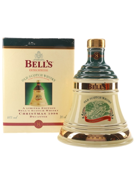 Bell's Christmas 1998 Ceramic Decanter 8 Year Old - Ingredients of Quality 70cl / 40%