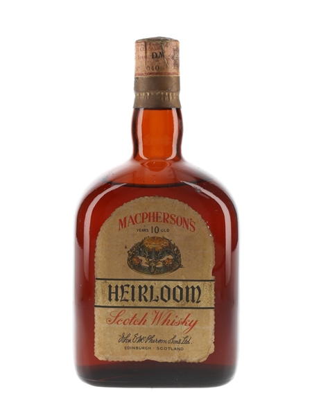 MacPherson's Heirloom 10 Year Old Bottled 1960s 75cl