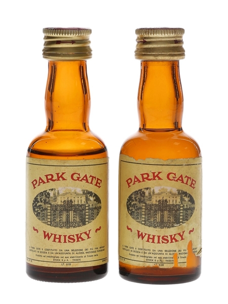 Park Gate Bottled 1970s - Stock 2 x 3cl / 40%