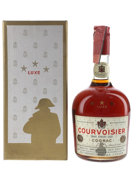 Courvoisier 3 Star Luxe Bottled 1970s - Cedal 75cl / 40%