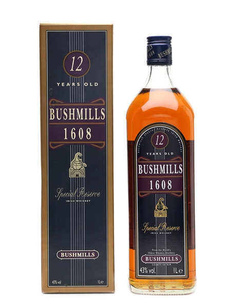 Bushmills 1608 Special Reserve 12 Years Old Duty Free 100cl