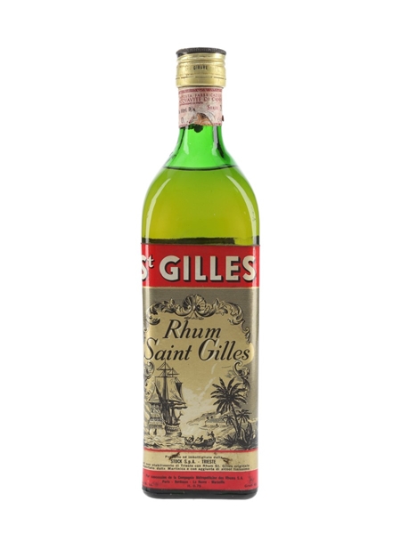 Saint Gilles Rhum Bottled 1960s - Stock 75cl / 45%